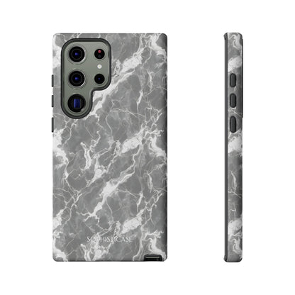 Marble Crush in Charcoal Grey - iPhone Case, Samsung Galaxy Case, Google Pixel Case