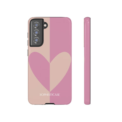 Be Mine in Pink and Brown - iPhone Case, Samsung Galaxy Case, Google Pixel Case