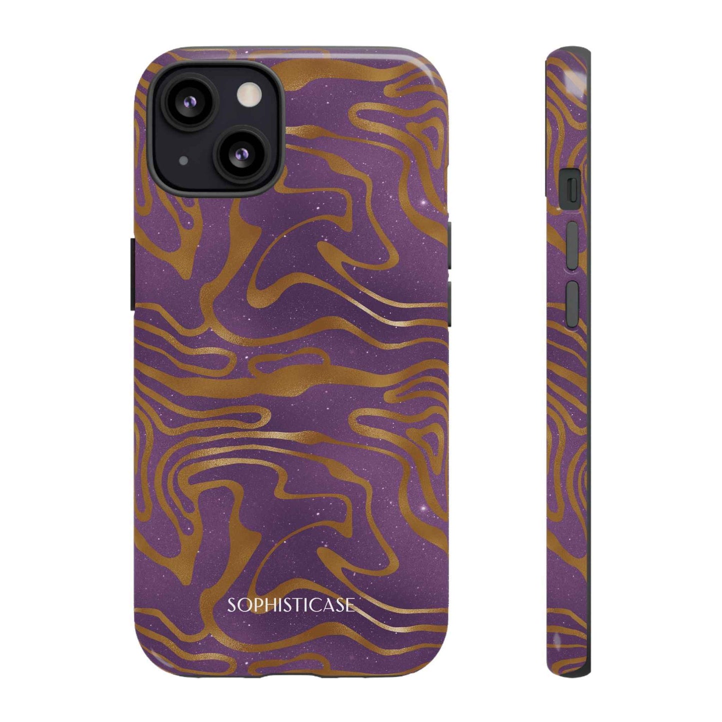 Cosmic Zebra in Purple - iPhone Case, Samsung Galaxy Case, Google Pixel Case