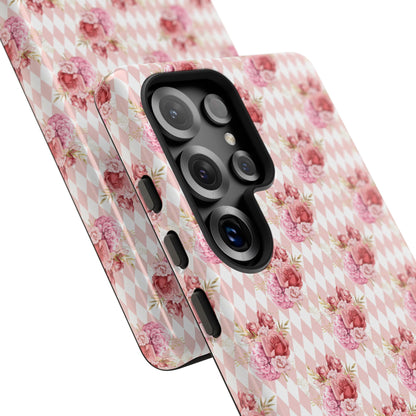 Rose Diamond Romance in Juliette - Tough Phone Case