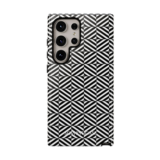 Illusions in Black - Tough Phone Case for Samsung Galaxy