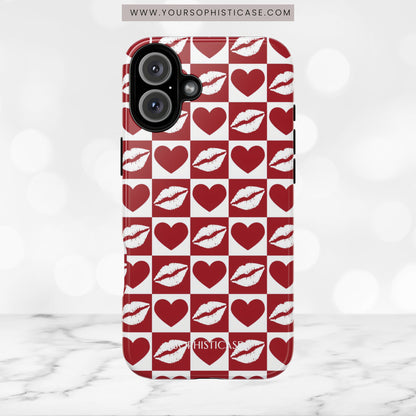 Belle Amie in Red - iPhone Case