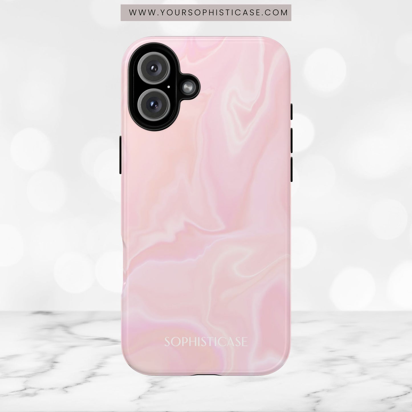 Liquid Magic in Pink Haze - iPhone Case