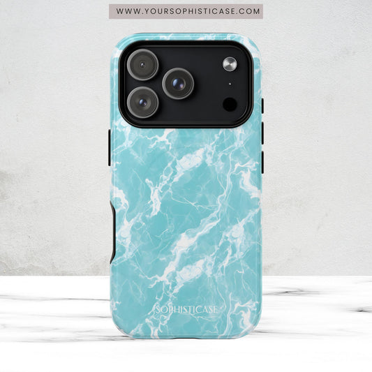 Marble Crush in Aqua - Magsafe Case