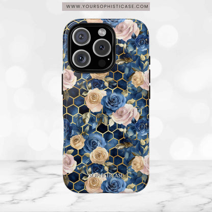Royal Floral in Midnight Rose - Tough Phone Case