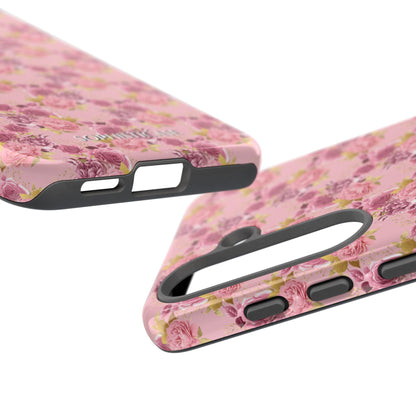 Rose Diamond Romance in Amelie - Tough Phone Case