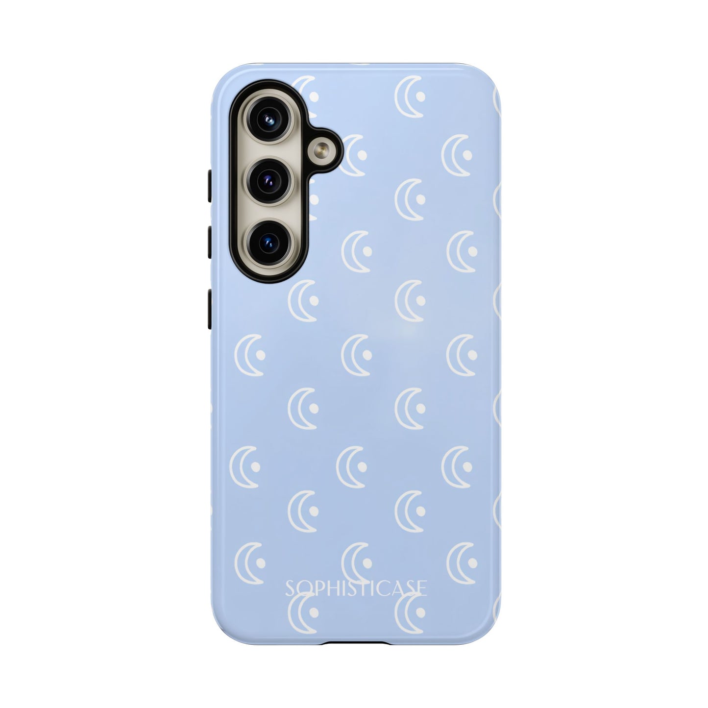 Moon Phase in Baby Blue - Tough Phone Case for Samsung Galaxy