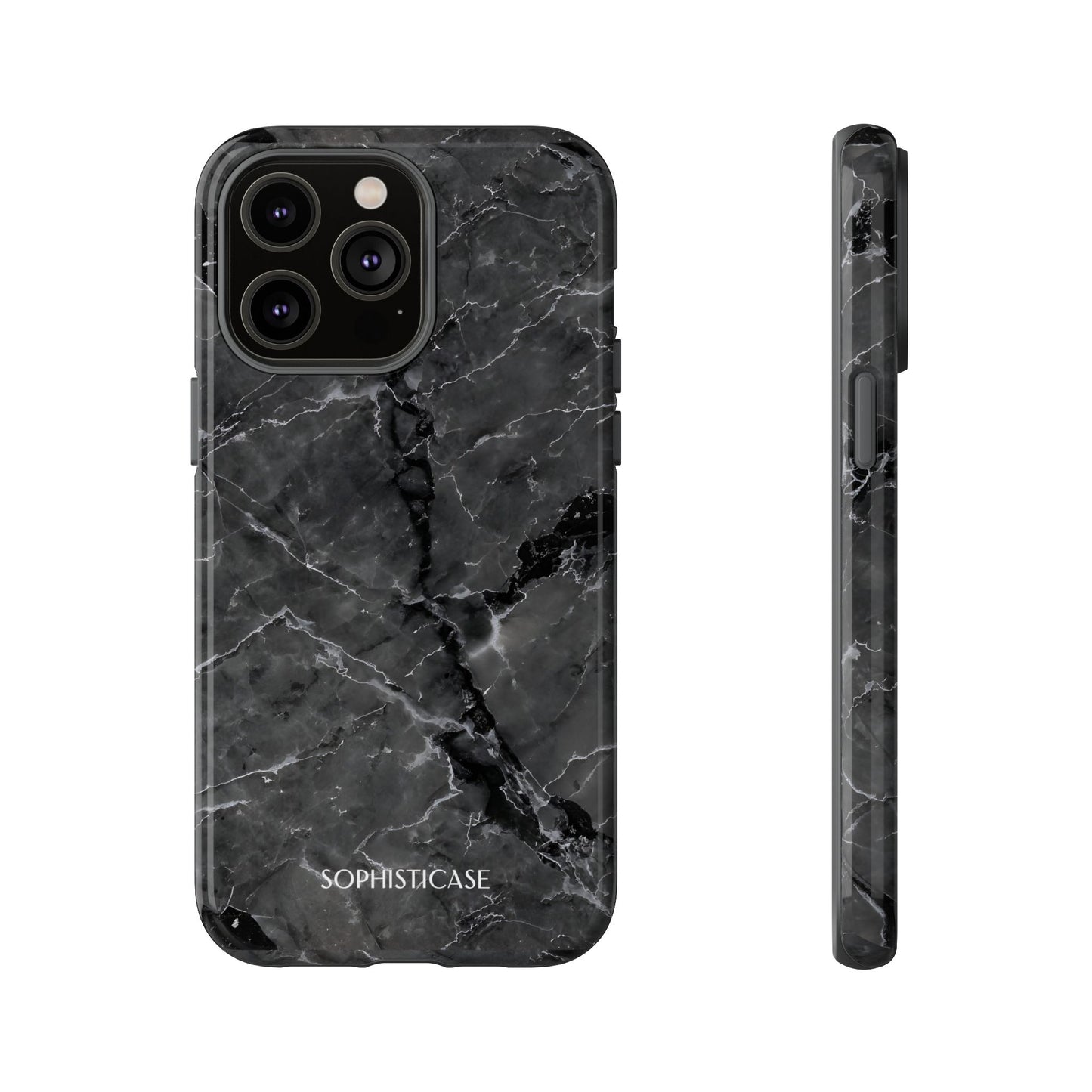 Marble Opulence in Black - iPhone Case, Samsung Galaxy Case, Google Pixel Case