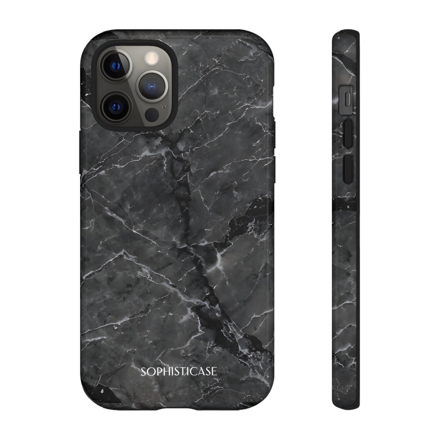 Marble Opulence in Black - iPhone Case, Samsung Galaxy Case, Google Pixel Case