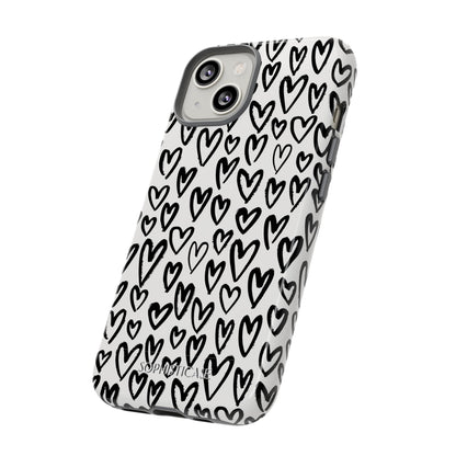 Dark Thoughts in Urban Heart - Tough Phone Case