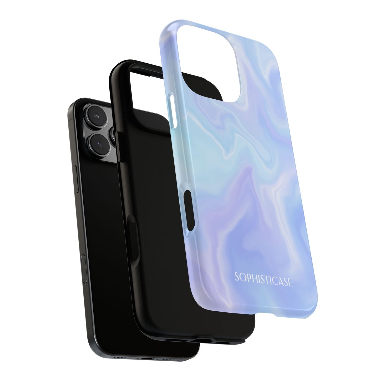 Liquid Magic in Blue Haze - iPhone Case