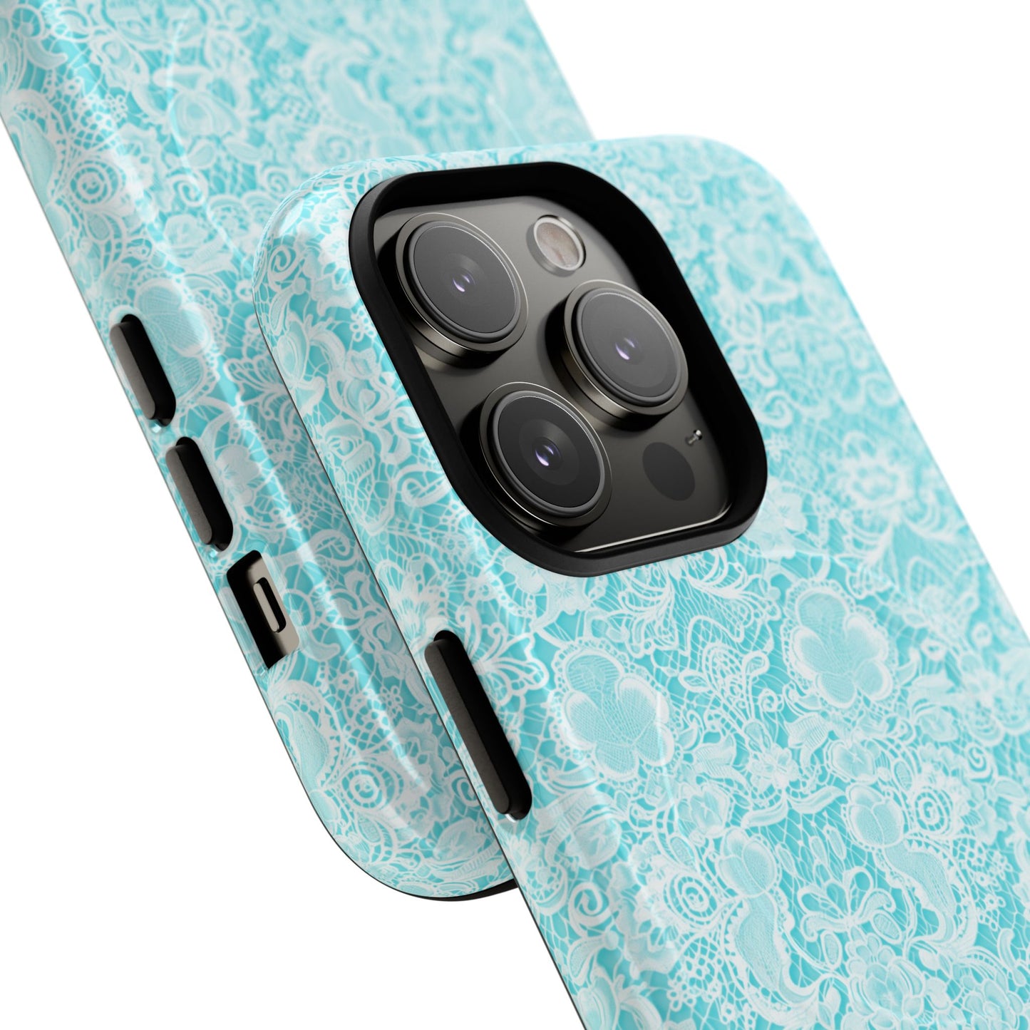 Luxe Lace in Aqua - Magsafe Case