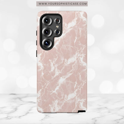 Marble Crush in Neutral Beige - Tough Phone Case