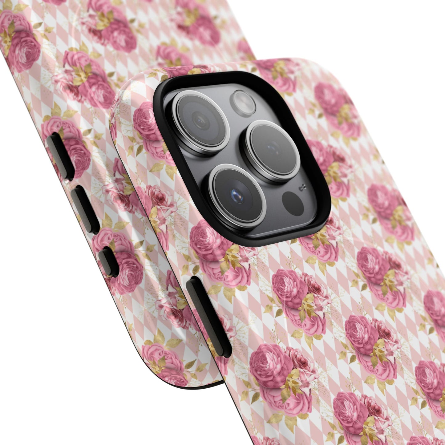 Rose Diamond Romance in Sienna - Magsafe Phone Case