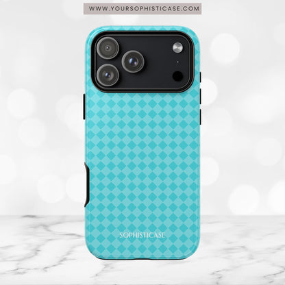 Diamond Diva in Aqua - iPhone Case, Samsung Galaxy Case, Google Pixel Case