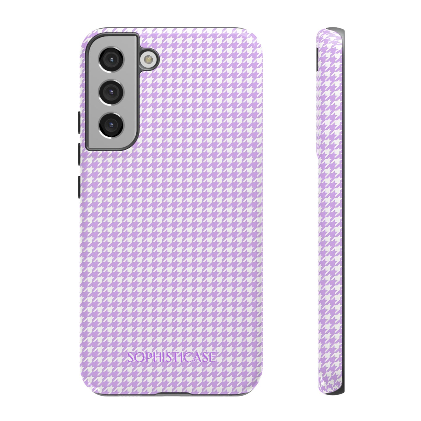 Tough Case - Houndstooth in Pastel Purple