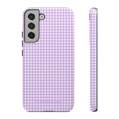 Tough Case - Houndstooth in Pastel Purple