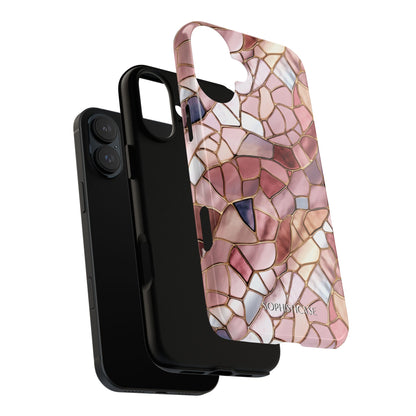 Rose' Runway in Pink Mosaic - Tough Phone Case