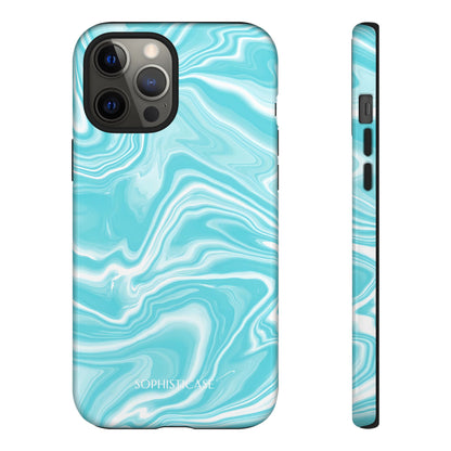 Liquid Dreams in Aqua - iPhone Case