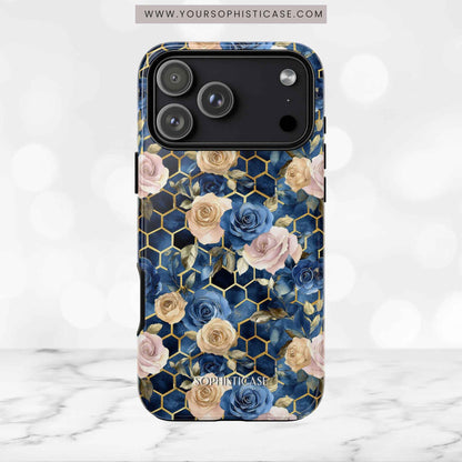 Royal Floral in Midnight Rose - Tough Phone Case