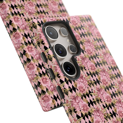 Rose Diamond Romance in Isolde - Tough Phone Case