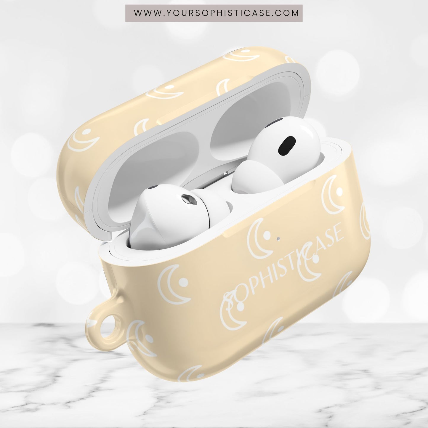 AirPod Cases - Moon Phase in Yellow