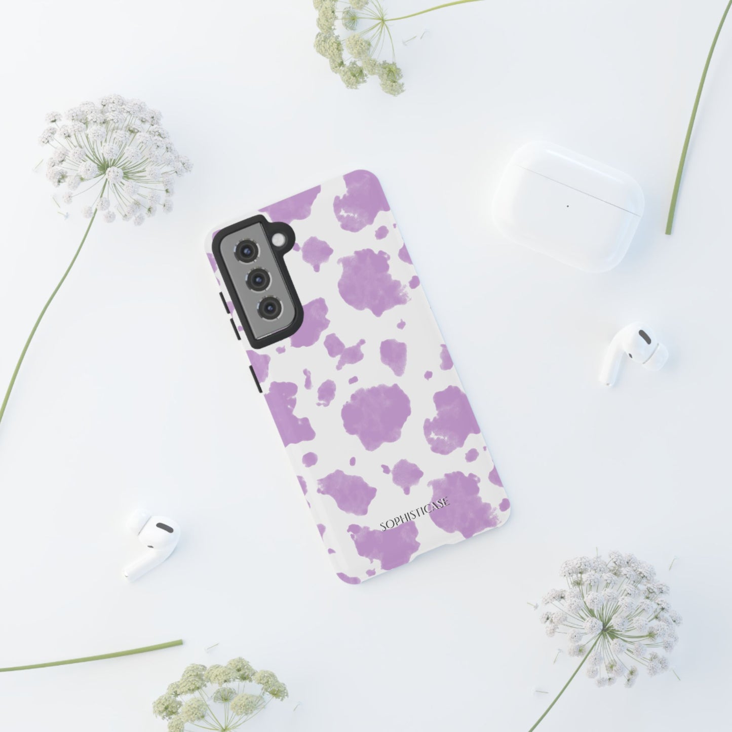 Holy Cow in Purple - iPhone Case, Samsung Galaxy Case, Google Pixel Case