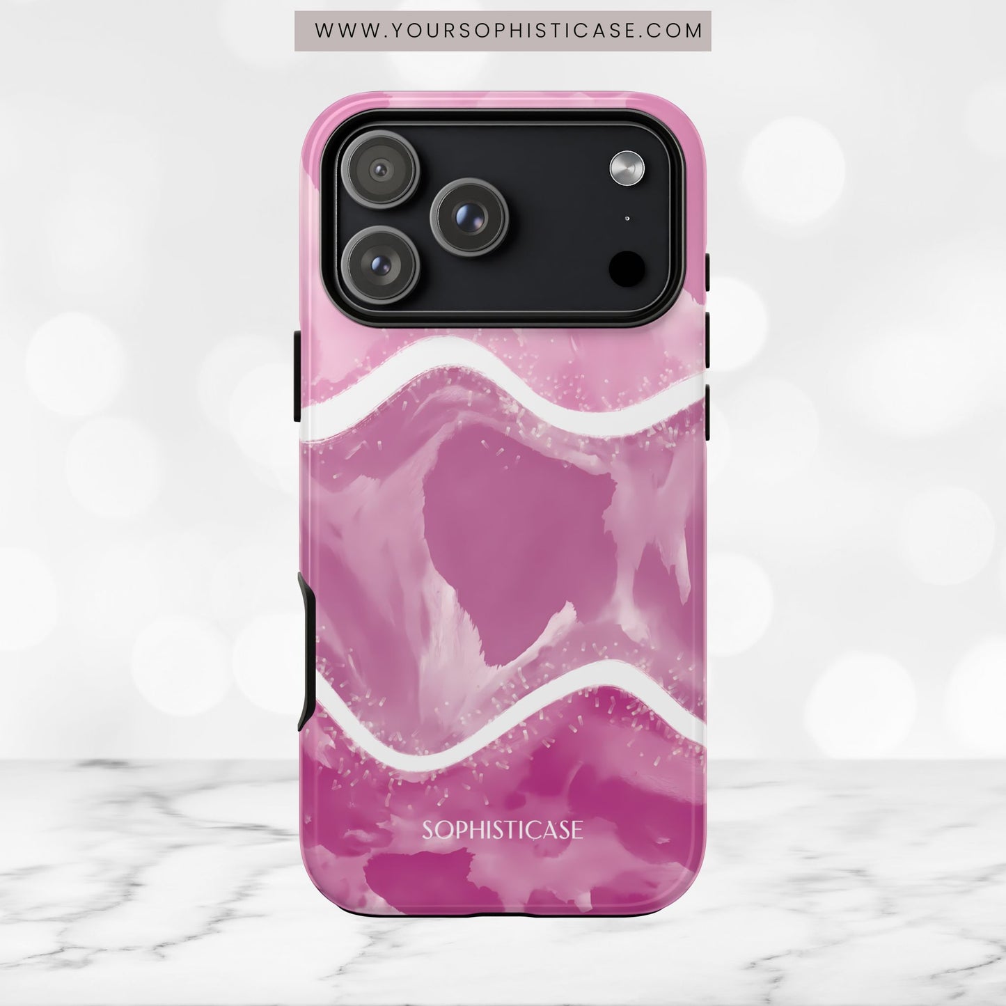 Serenity in Plum Purple - iPhone Case