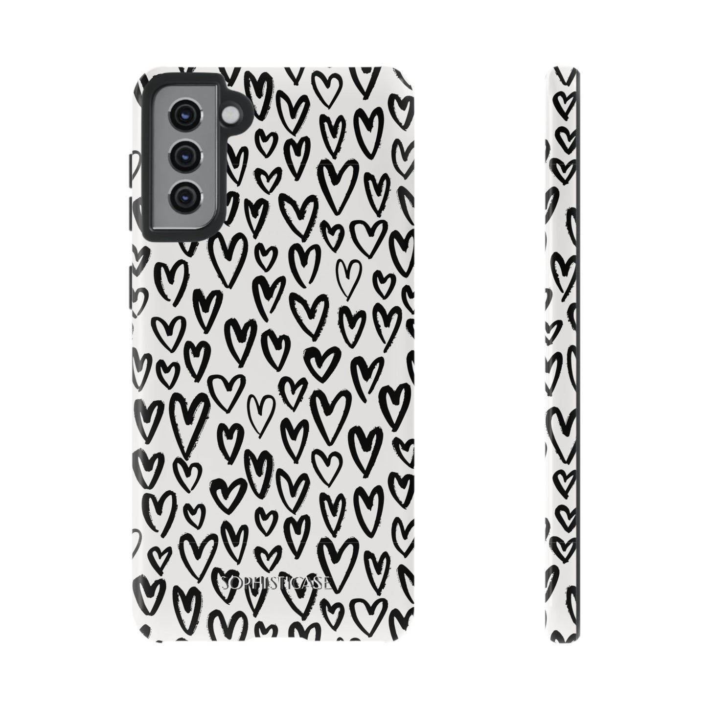 Dark Thoughts in Urban Heart - Tough Phone Case