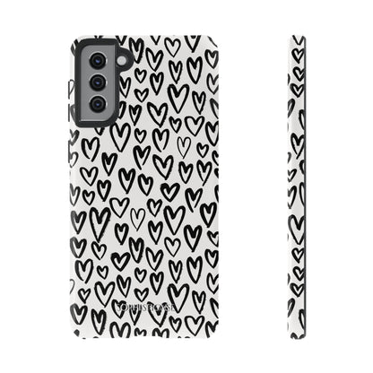 Dark Thoughts in Urban Heart - Tough Phone Case