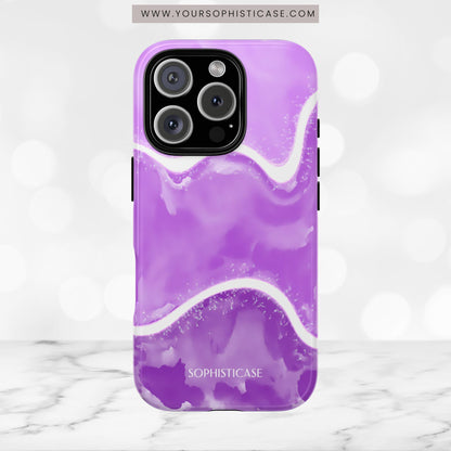 Serenity in Deep Purple - iPhone Case
