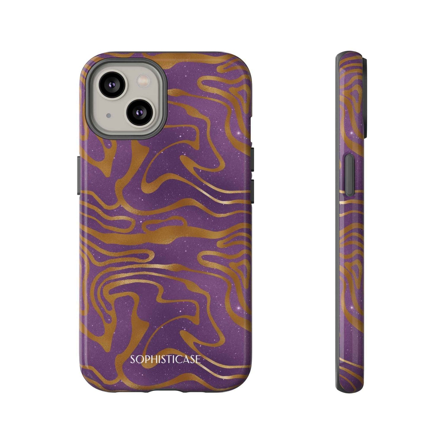 Cosmic Zebra in Purple - iPhone Case, Samsung Galaxy Case, Google Pixel Case