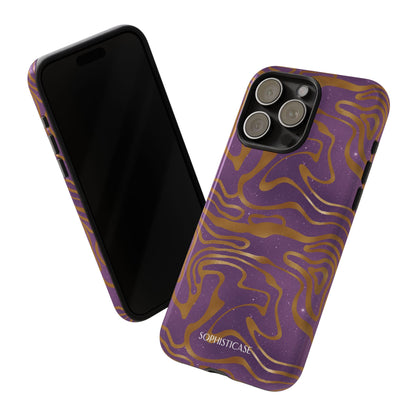 Cosmic Gold in Purple - iPhone Case, Samsung Galaxy Case, Google Pixel Case