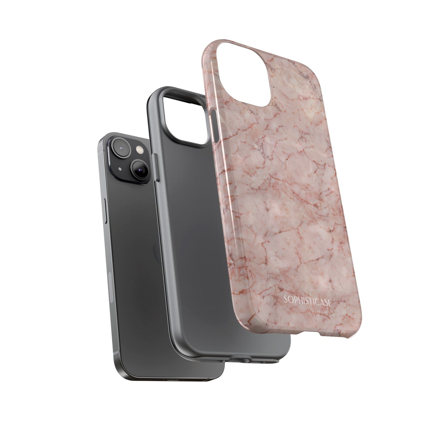 Marble Opulence in Pink - iPhone Case, Samsung Galaxy Case, Google Pixel Case