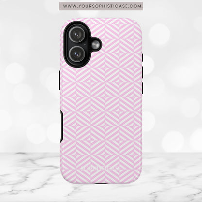 Illusions in Pink - iPhone Case, Samsung Galaxy Case, Google Pixel Case