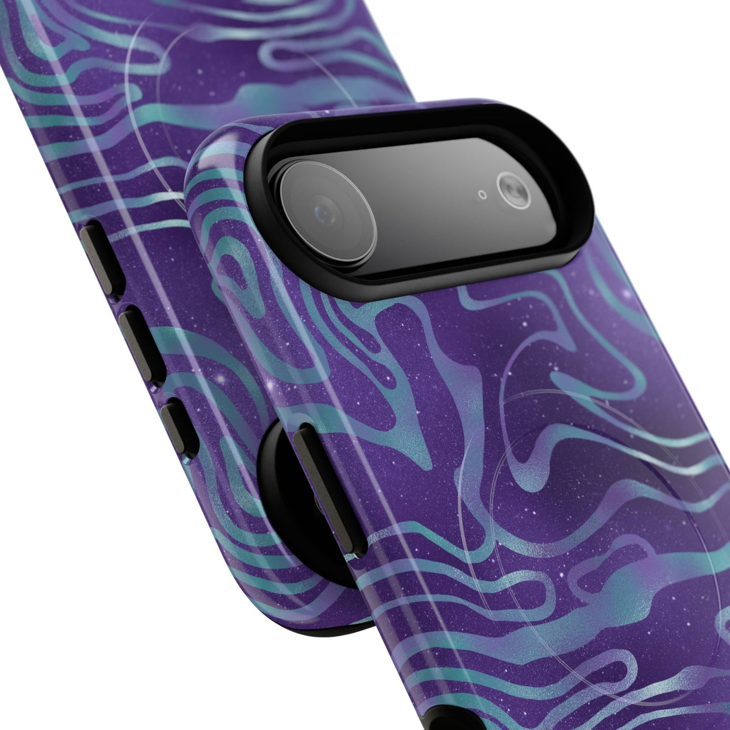 Cosmic Gold in Blue & Purple - iPhone Magsafe Case