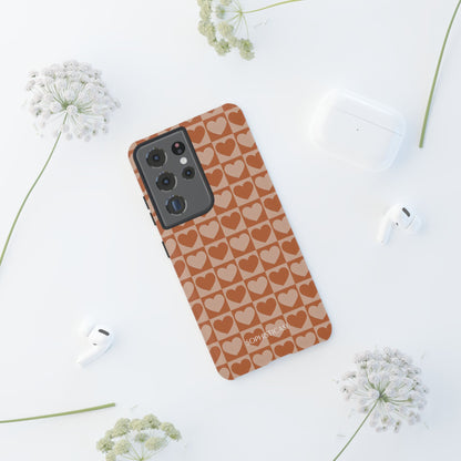 Tough Love in Brown - Tough Phone Case