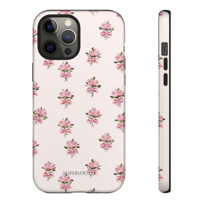 The Sweetest Thing in Coquette Rose Bouquet - iPhone Case, Samsung Galaxy Case, Google Pixel Case