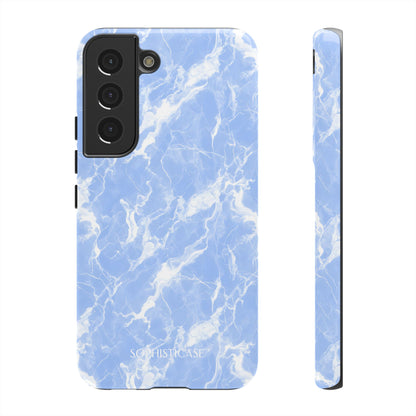 Marble Crush in Blue - Tough Phone Case