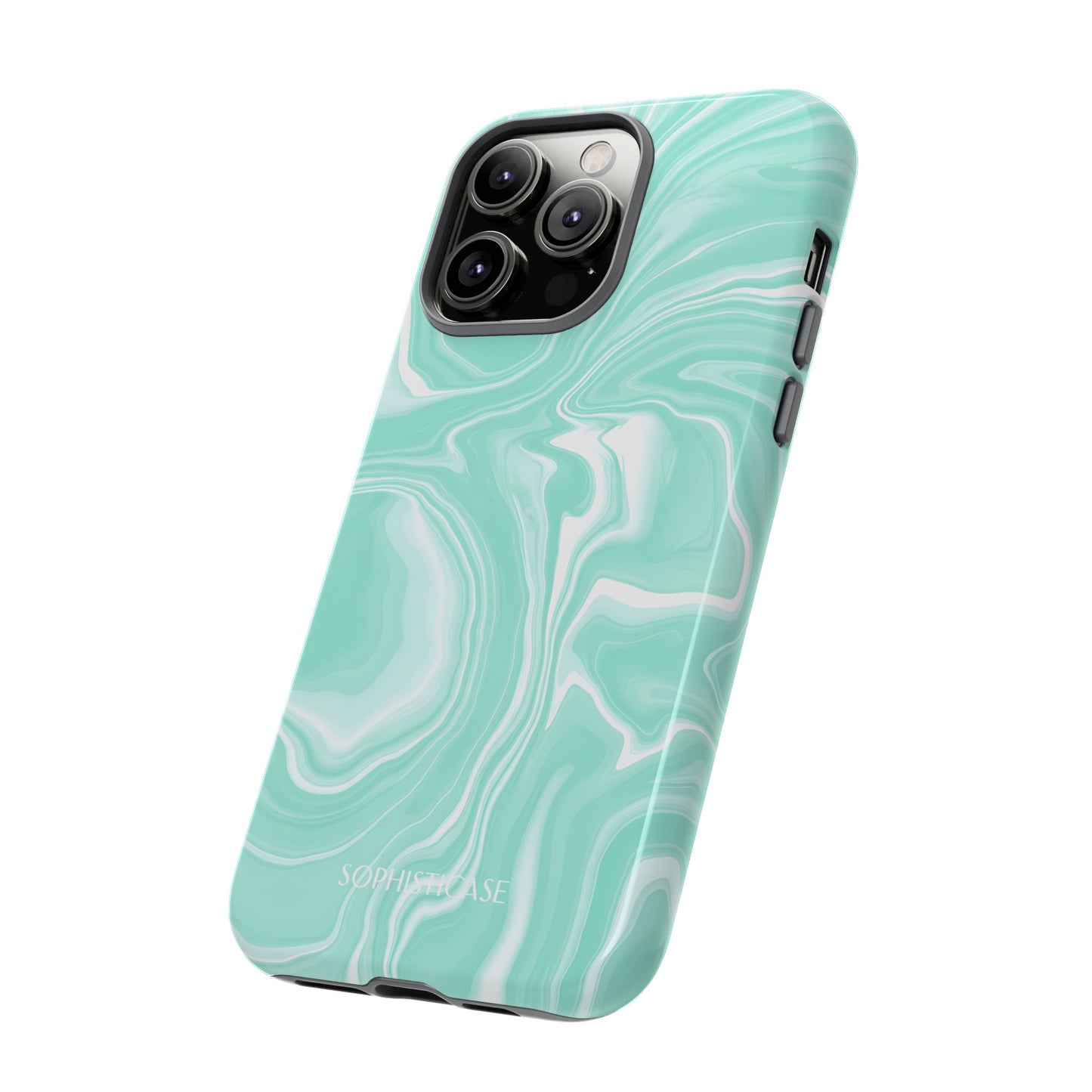 Liquid Dreams in Green - Tough Phone Case