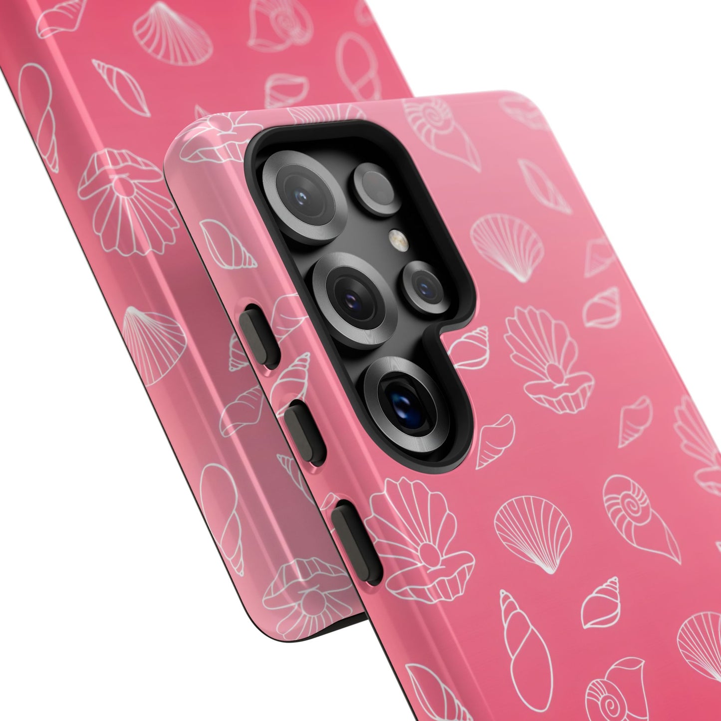 Seashell Society in Sunset Pink - iPhone Case, Samsung Galaxy Case, Google Pixel Case