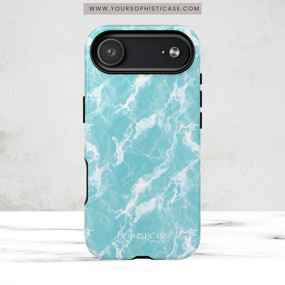 Marble Crush in Aqua - Magsafe Case