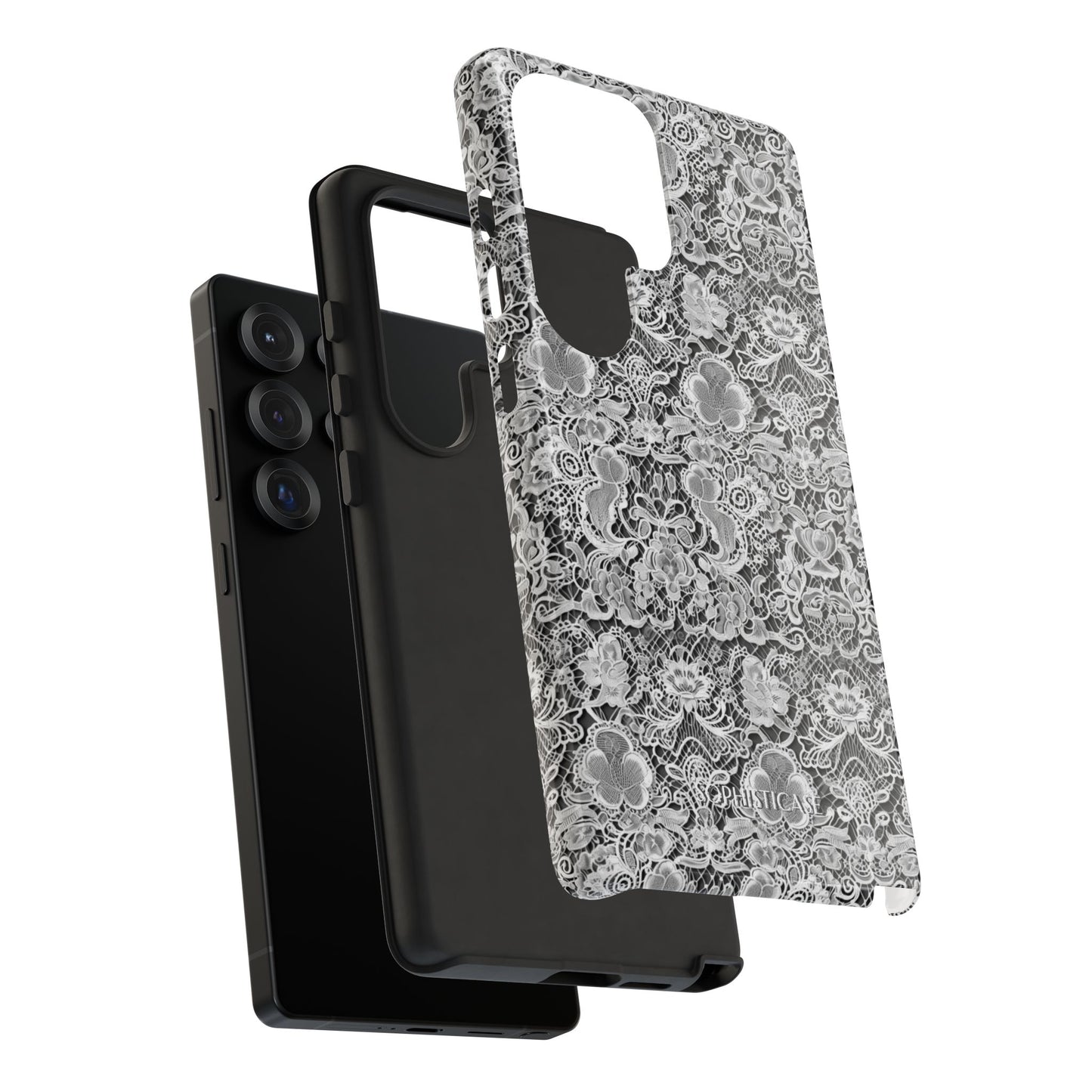 Luxe Lace in Black - iPhone Case, Samsung Galaxy Case, Google Pixel Case