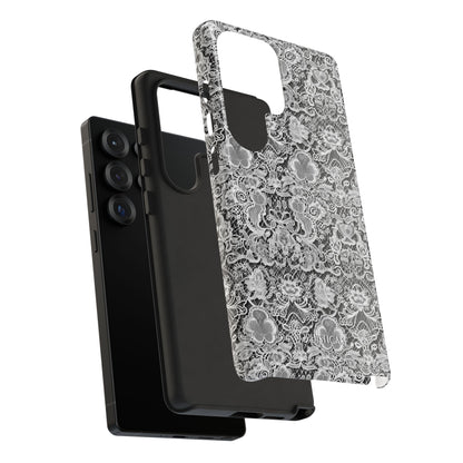 Luxe Lace in Black - iPhone Case, Samsung Galaxy Case, Google Pixel Case