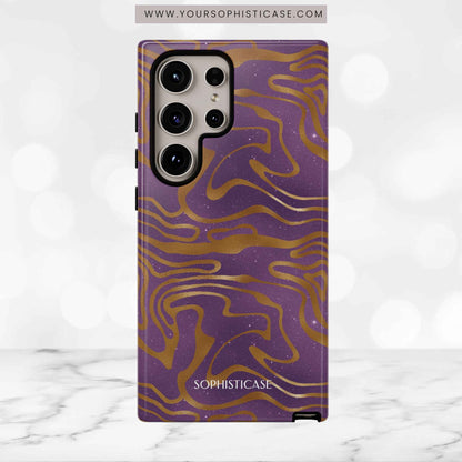 Cosmic Zebra in Purple - iPhone Case, Samsung Galaxy Case, Google Pixel Case