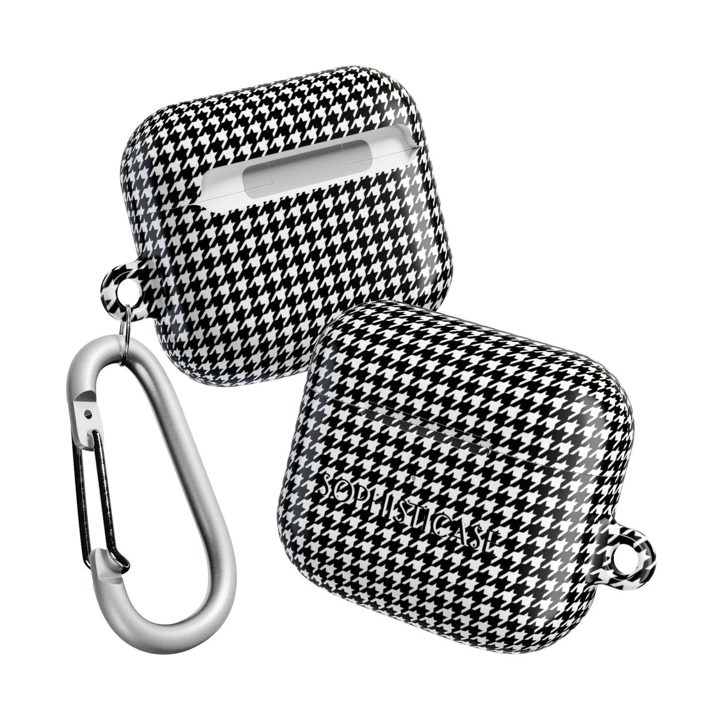 AirPod Cases - Houndstooth in Black