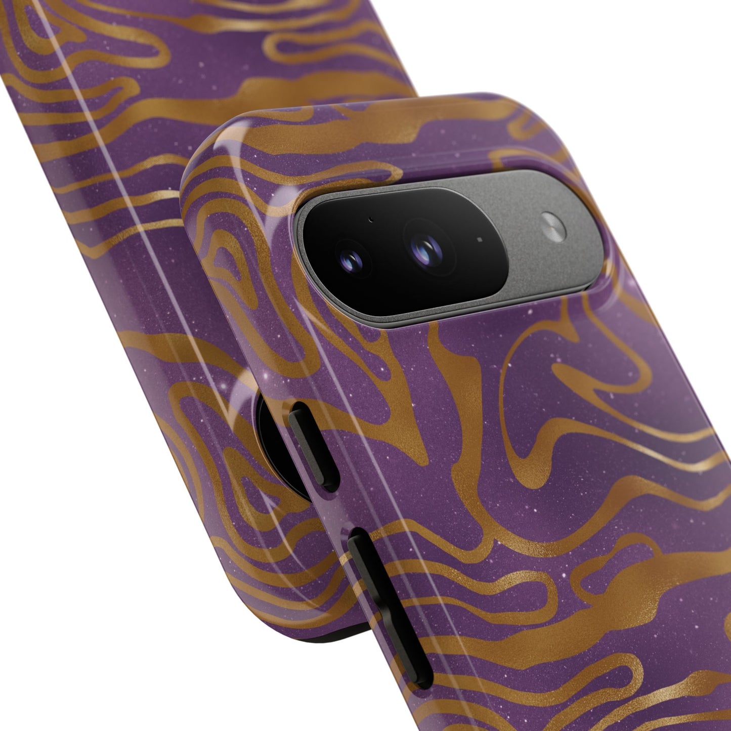 Cosmic Gold in Purple - iPhone Case, Samsung Galaxy Case, Google Pixel Case