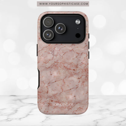 Marble Opulence in Pink - iPhone Case, Samsung Galaxy Case, Google Pixel Case