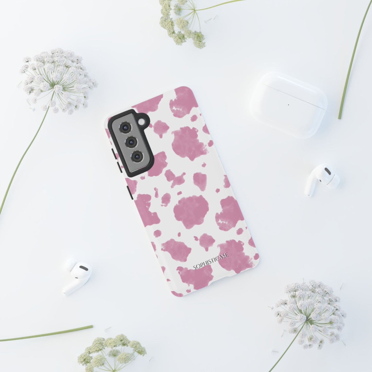 Holy Cow in Pink - iPhone Case, Samsung Galaxy Case, Google Pixel Case