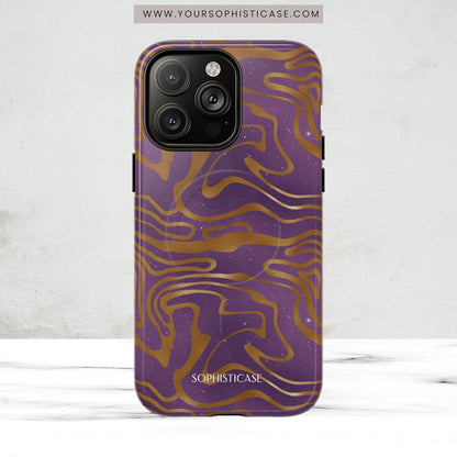 Cosmic Gold in Purple - iPhone Magsafe Case